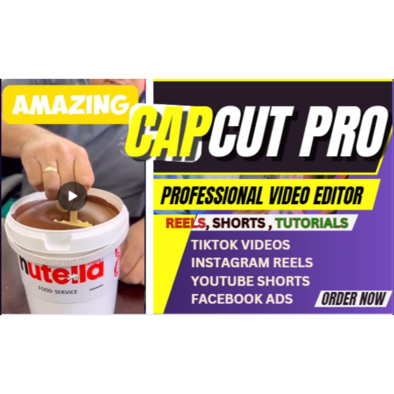 I Will Professionally Edit Reels, TikTok, Instagram, YouTube Shorts, Content, Subtitles, and Podcasts Using CapCut