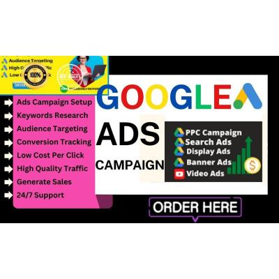 I Will Set Up and Manage Google Ads PPC Campaigns for Ecommerce and Social Media