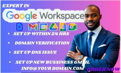 I will setup Google Workspace G Suite domain email and fix spam emails