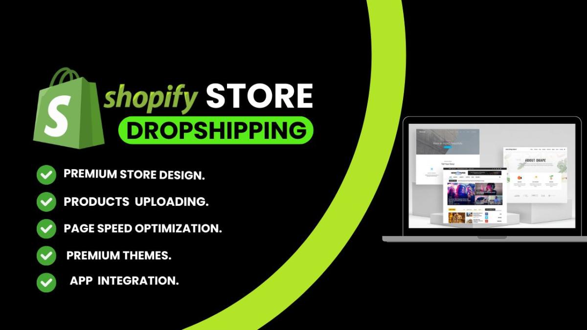 I Will Setup a Profitable Shopify Website or Shopify Store Design