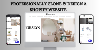 I Will Create Shopify Website, Clone Shopify, and Redesign Shopify Ecommerce Dropshipping