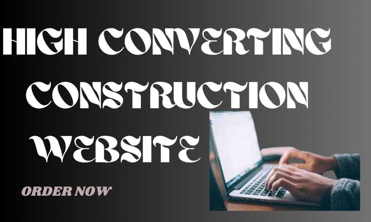 I will design a construction website, plumbing or contractor website