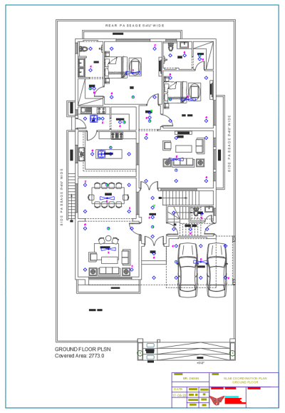 I Will Do AutoCAD Electrical Design and Drafting for Your Given Floor Plan