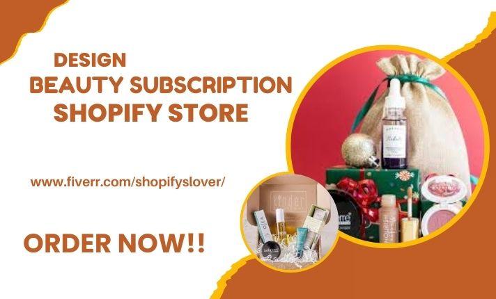 Design a Stunning Beauty Subscription Shopify Store for Your Jewelry Website