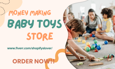 Design a Money-Making Baby Toys and Clothing Store Website