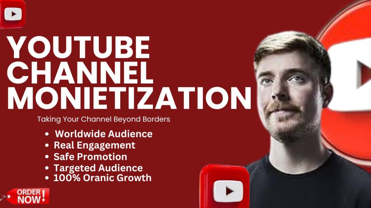 I Will Do Organic YouTube Channel Promotion for Monetization