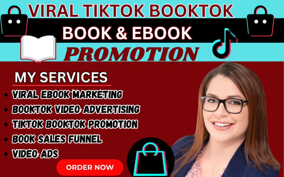 I Will Promote Your Book on TikTok & Rank It on BookTok with KDP Ads