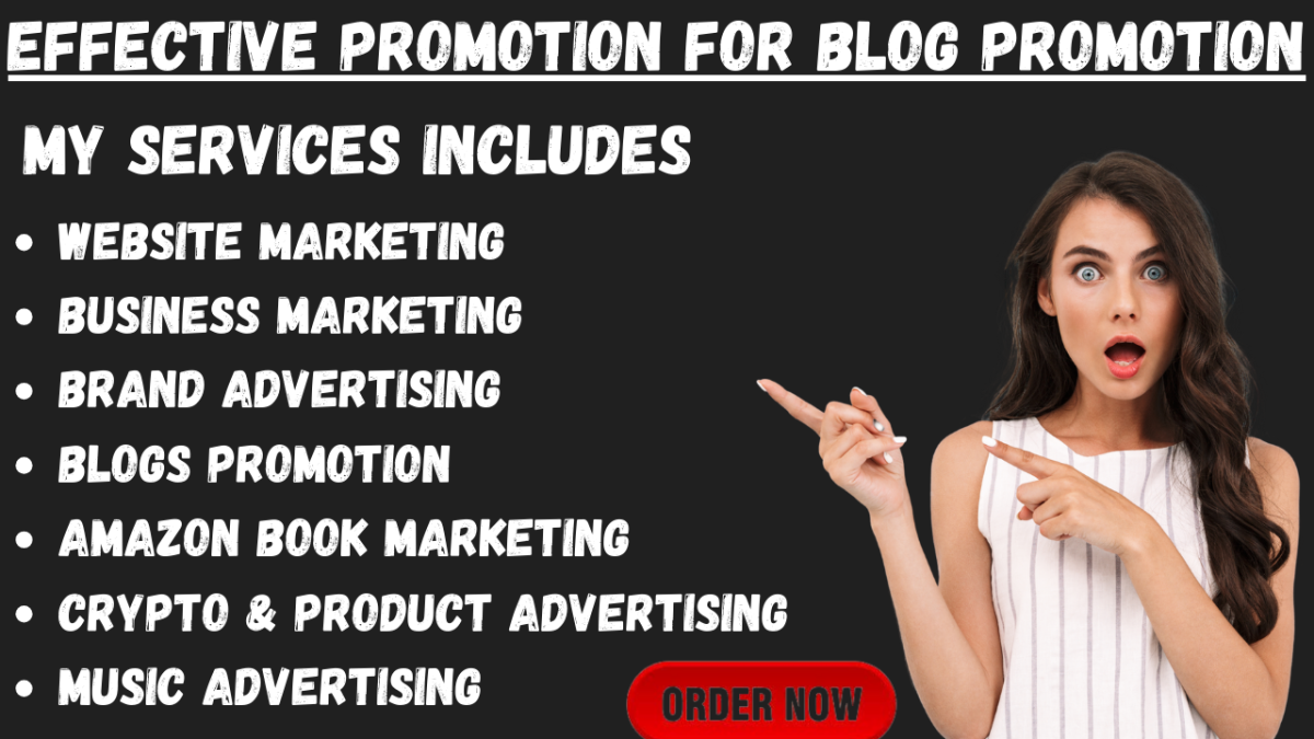 I Will Promote Your Website, Business, Brand, Blog, Amazon Book, Crypto, and Products