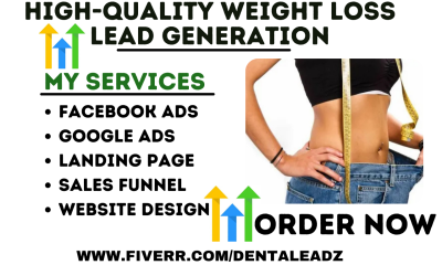 I Will Generate Weight Loss Leads Using Semaglutide Health Fitness Peptide Website via GHL