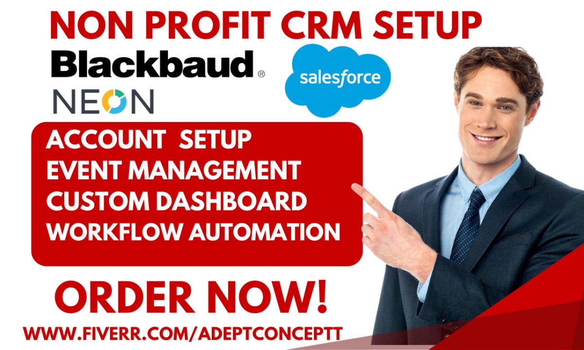 Setup Non-Profit CRM: Salesforce, Airtable, DonorPerfect, Kindful, GivePulse