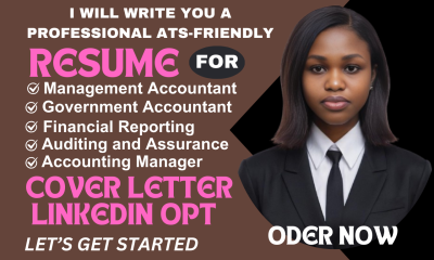 I Will Craft a Professional Resume to Advance Your Accounting Career