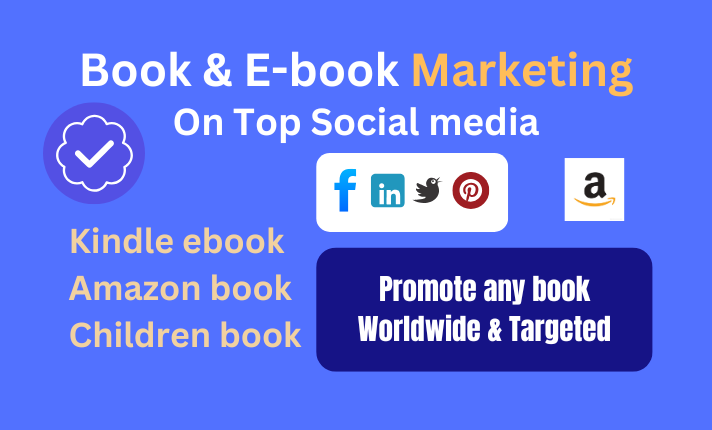 I Will Do Amazon Kindle Book Promotion, eBook Marketing, Amazon Book, eBook Promotion