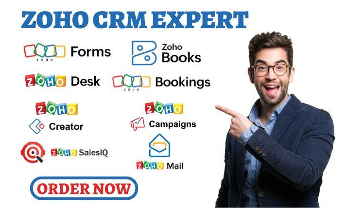 Professional Setup of Zoho Desk, Zoho CRM, Zoho One, Zoho Books, Zoho Creators, and Zoho Campaigns