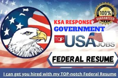 I Will Write Federal Resume, Military, Government, KSA, ECQs, MTQs, PTQs for USAJOBS