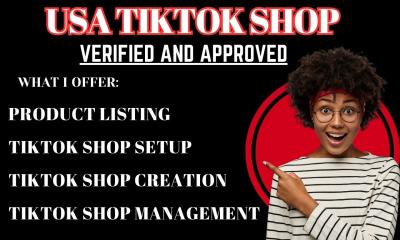 I Will Create USA TikTok Shop Setup and Manage Shop for USA Non-Residents