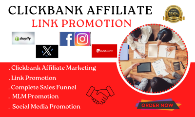 I Will Promote Your Link and Solve Your ClickBank Affiliate Link Marketing Issues