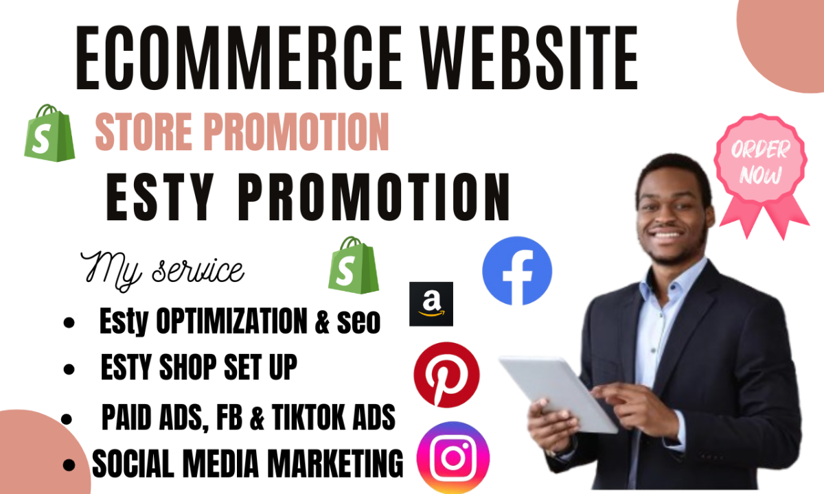 I Will Set Up Your Etsy Shop, Promote It, Optimize Etsy SEO, and Create Shopify Digital Product Listings