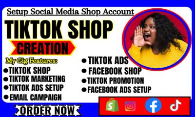 I Will Set Up TikTok Shop, Market Shopify Product Listing Ads, and Boost Etsy SEO to Increase Store Sales