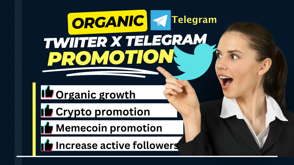 I Will Superfast Crypto Twitter X Marketing & Memecoin Telegram Promotion for Real Growth