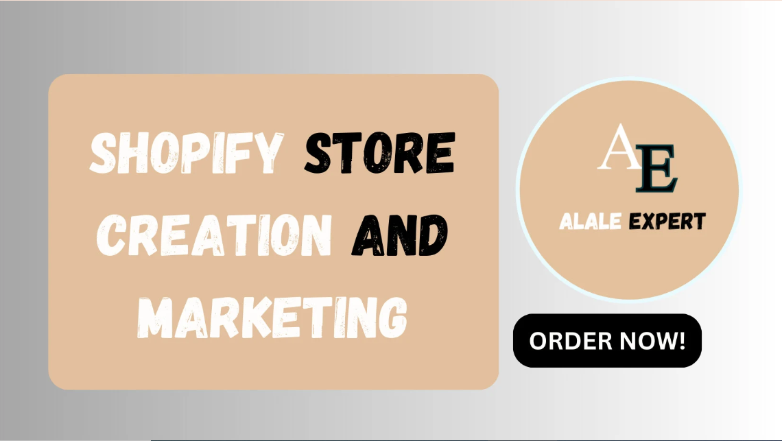 I Will Build a Professional Shopify Store with Marketing