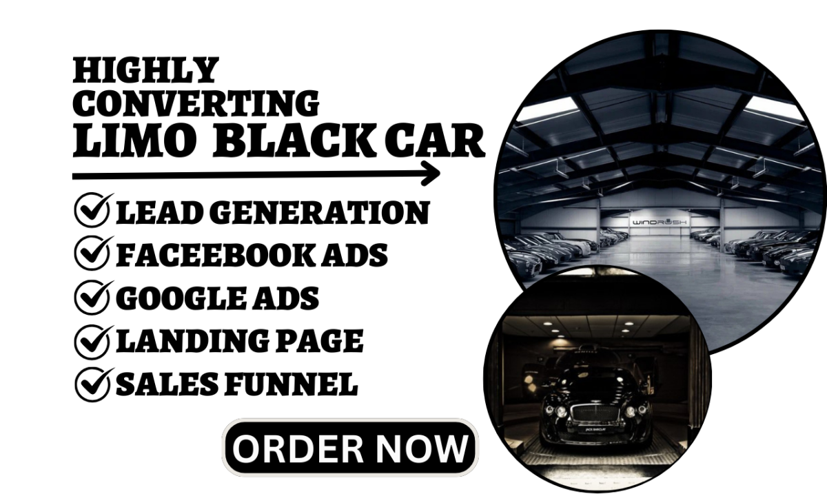 Generate Leads for Limo, Black Car Service, Chauffeur Booking, and Car Rentals