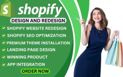 I Will Shopify Website Redesign and Design