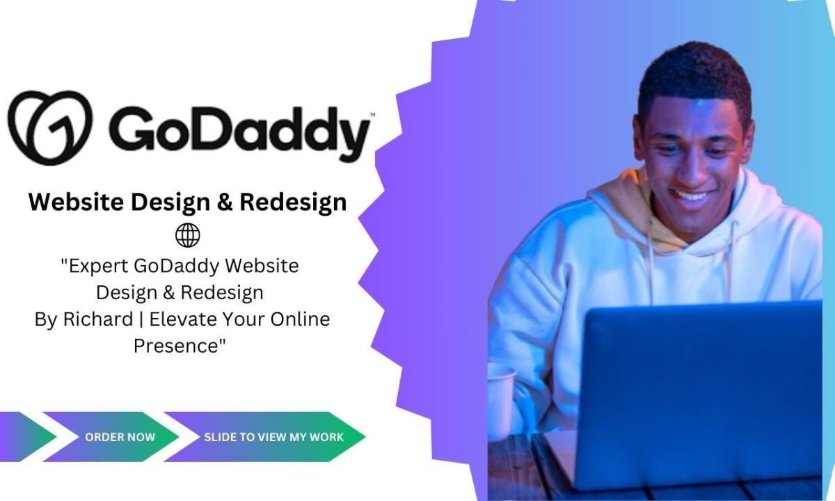 I Will Redesign Your GoDaddy Website to Enhance Design and Functionality