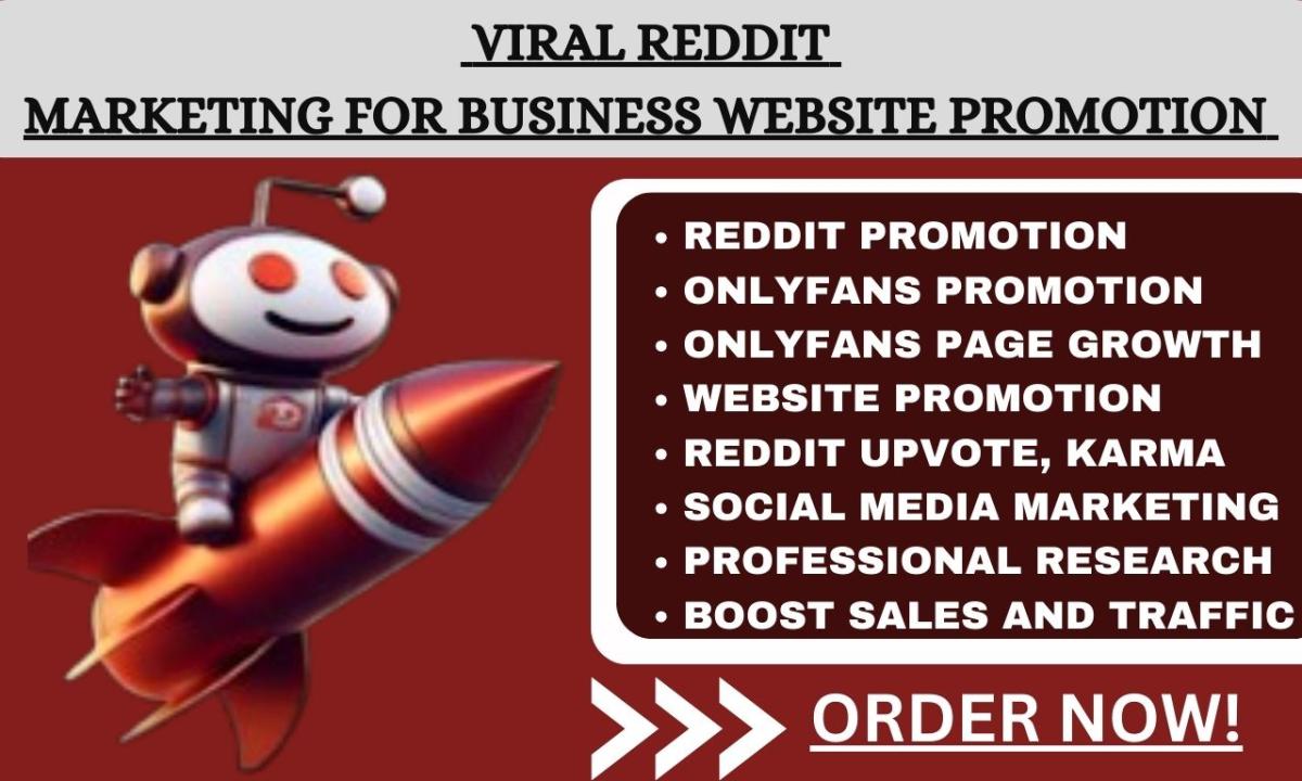 I will do reddit management for business website iptv ecommerce product seo crypto