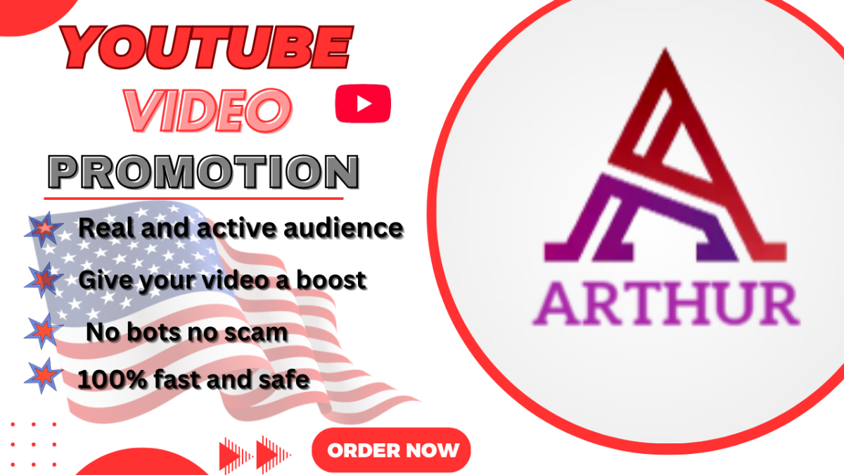 I will do super fast USA youtube promotion for you tube video