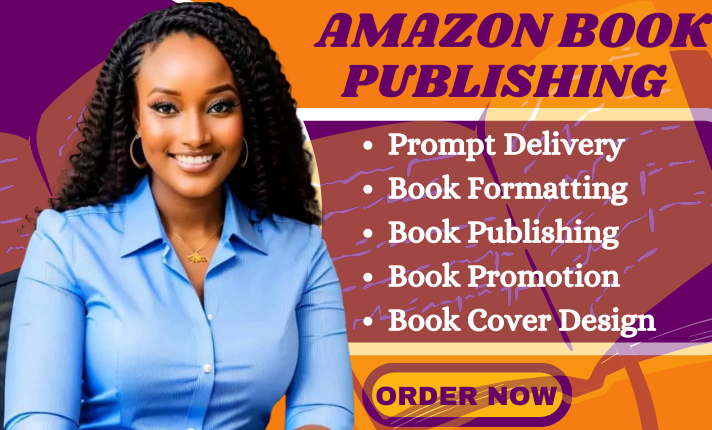 I will do amazon kdp book publishing, book formatting for amazon kdp, amazon kdp ads