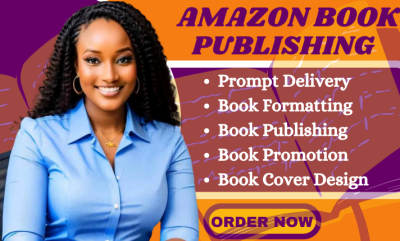 I will do amazon kdp book publishing, book formatting for amazon kdp, amazon kdp ads