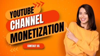 I will do organic youtube channel promotion monetization