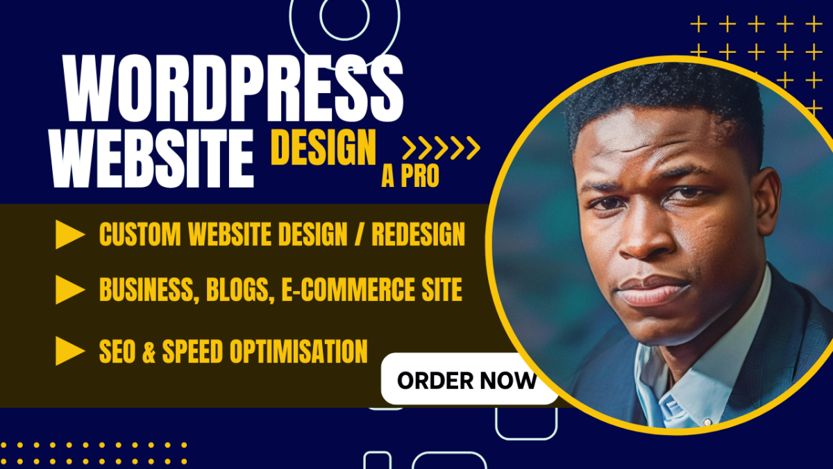 I will design redesign build rebuild clone edit fix or revamp wordpress website