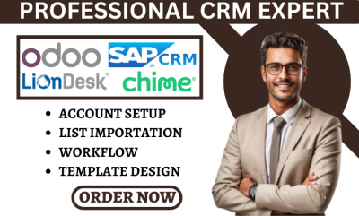 setup liondesk scoro sap crm odoo crm nimble pipedrive salesforce chime asana va