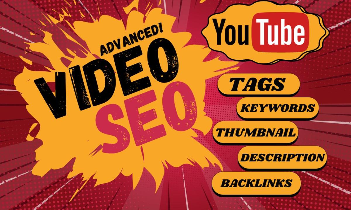 I will do expert SEO youtube video channel for top page rank