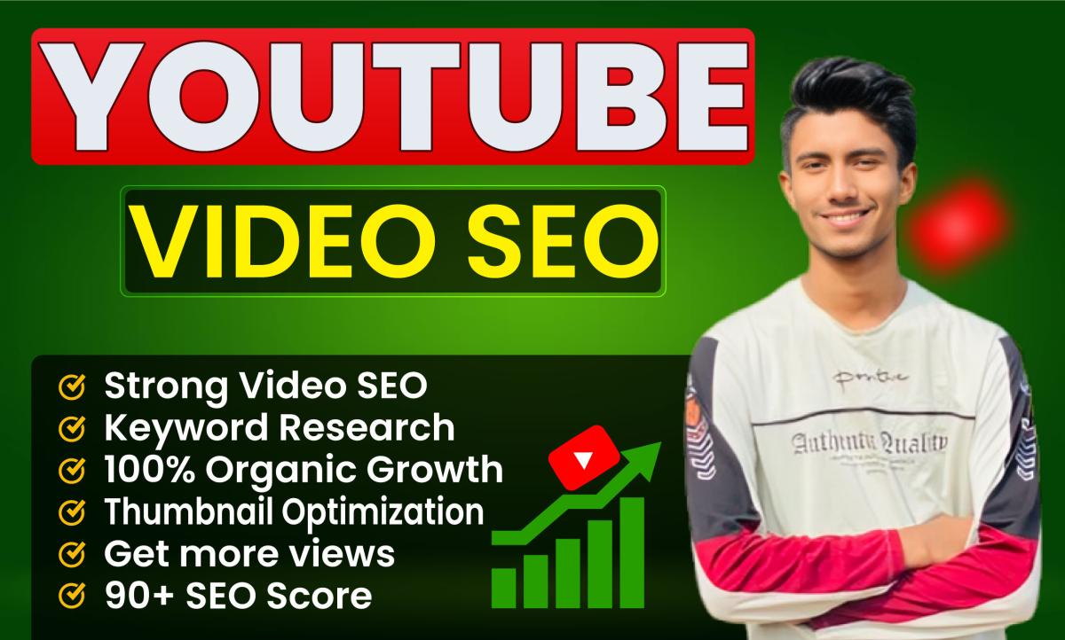 I Will Do the Best YouTube Video SEO and Organic Promotion