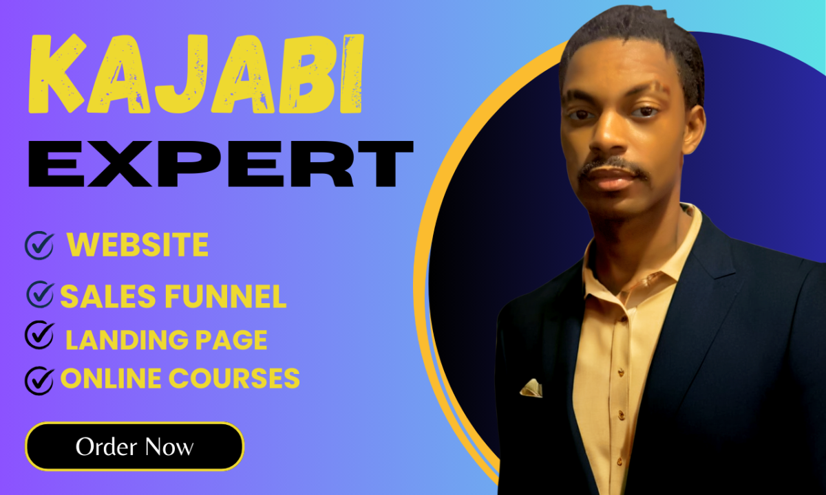 I Will Design Kajabi Websites, Funnels, Thinkific, Podia, and Online Course Landing Pages