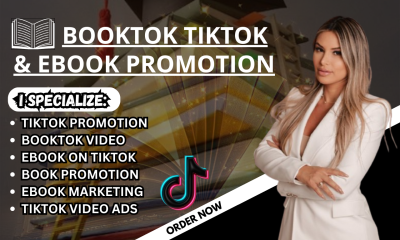 I Will Create a BookTok TikTok Motivational eBook Video for Amazon KDP Ads & eBook Marketing