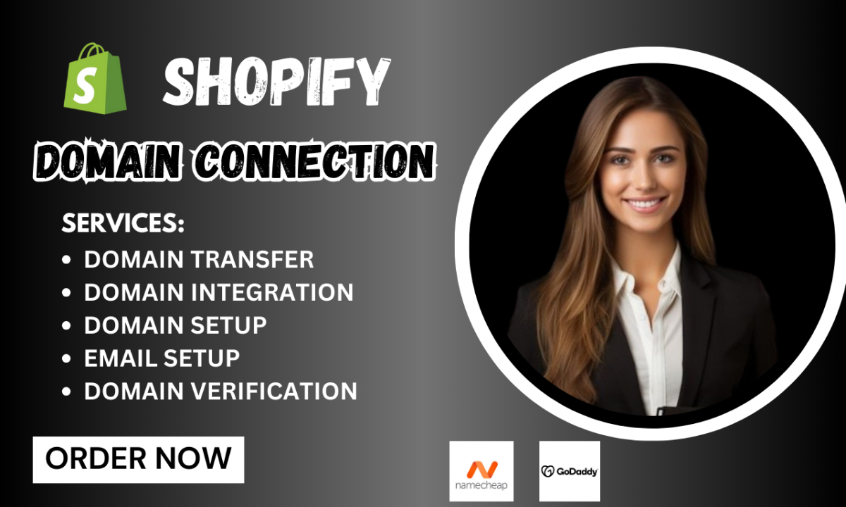 I Will Connect, Verify, or Redirect Your Domain to Shopify Store, Any Website, or Google Sites