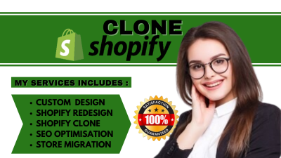 I Will Clone, Redesign, and Revamp Your Shopify Store with SEO and Facebook Ads