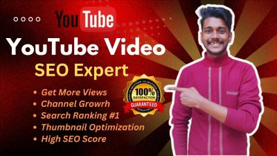 I Will Be Your USA-Based YouTube Video SEO Expert to Boost Your Video Rankings