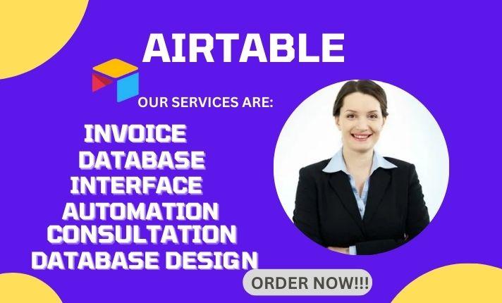 I Will Setup Airtable Database and Airtable Automation for You