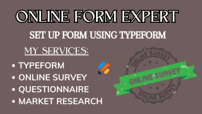 I Will Create Online Surveys Using Typeform and Google Forms