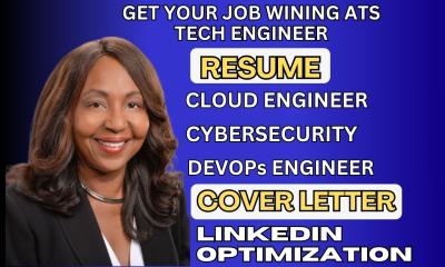 I Will Write You an ATS Resume for IT Tech Engineer and Cybersecurity