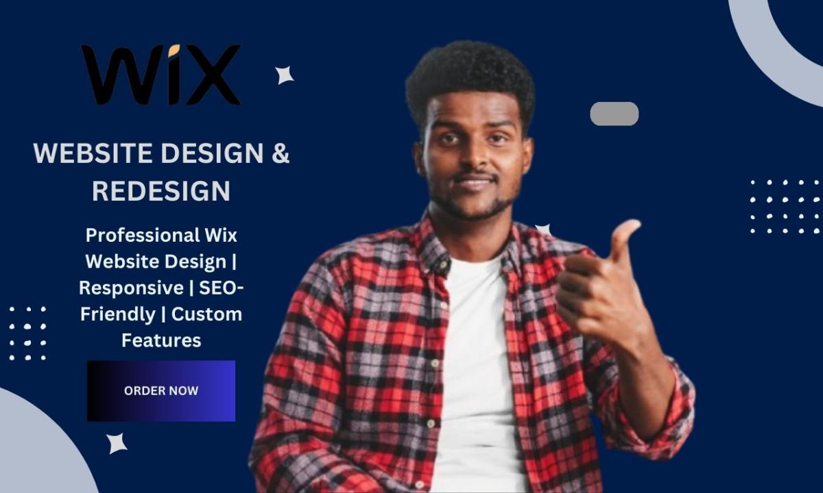 wix website design & wix website redesign Services