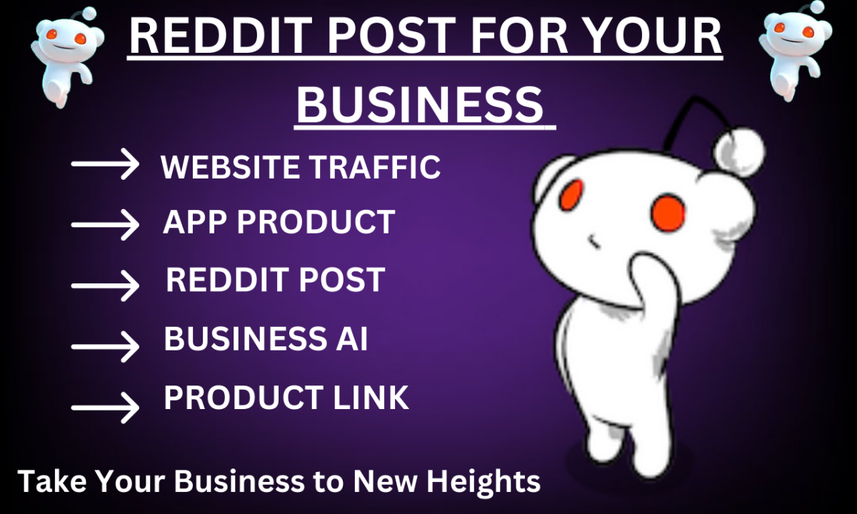 I Will Create a Viral Reddit Post for Your Business, App, Website, or E-commerce Product Link