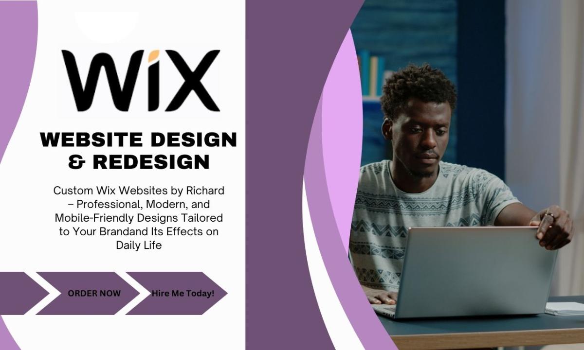 I Will Redesign Your Wix Website for a Fresh New Look