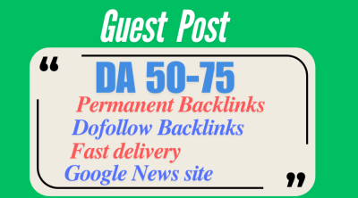 I Will Provide High Quality Dofollow Guest Post Backlinks