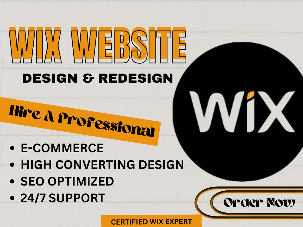 I Will Create a Wix Website or Revamp an Existing Wix Online Store