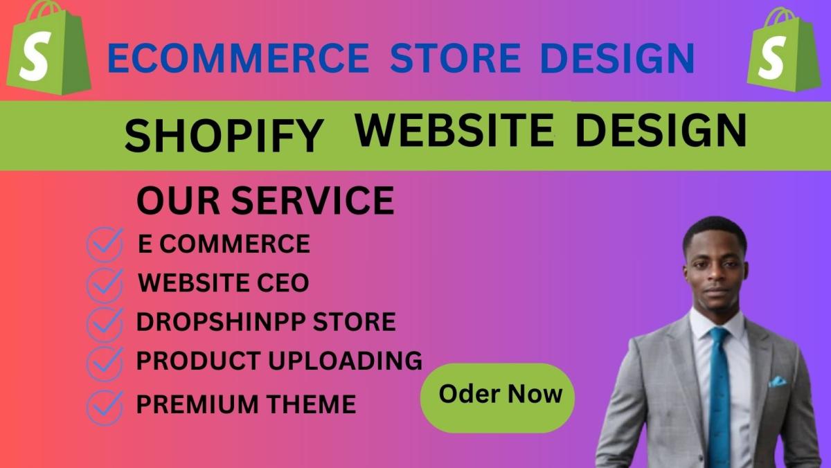 I Will Create Shopify Dropshipping Store & Build Shopify Website